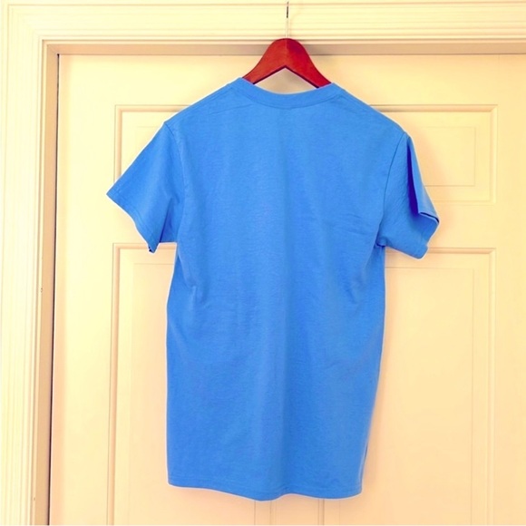 Keep on Truckin Robert Crump Bright Blue Short Sleeve T Shirt Unisex Size Small - Picture 5 of 6